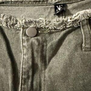 Green Straight Leg Jeans